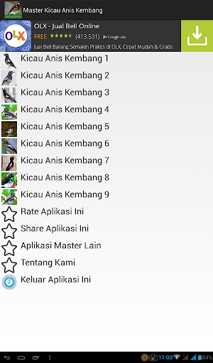 Master Kicau Anis Kembang Screenshot 0