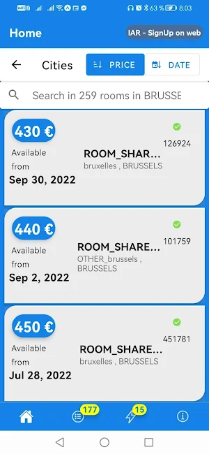 icianr - Logement Rapide FR EU Screenshot 1