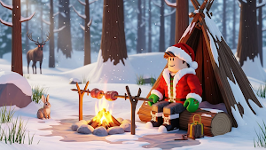 Snow Night Survival Game Screenshot 1