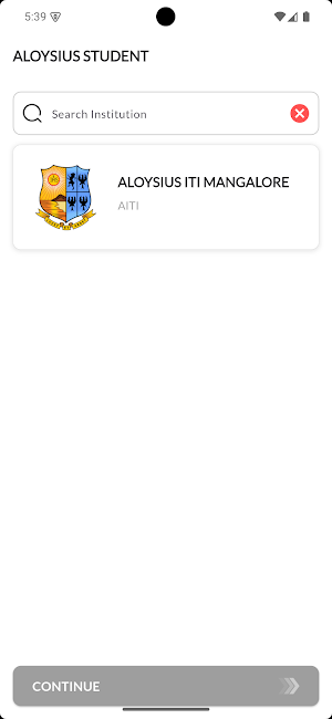 ALOYSIUS STUDENT Screenshot 1
