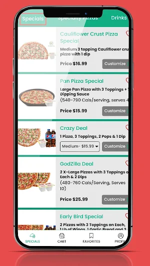 Twice The Deal Pizza Screenshot 3