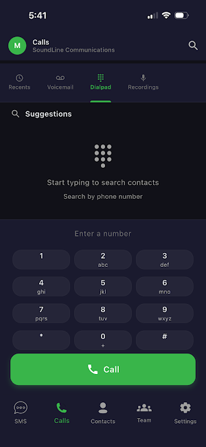 SoundLine Mobile Screenshot 0
