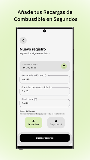 GasTrace: Control de Gasolina Screenshot 1