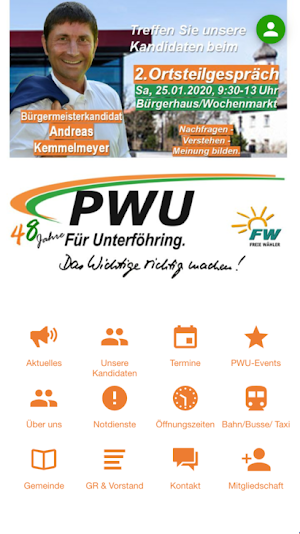 PWU - Für Unterföhring Screenshot 0