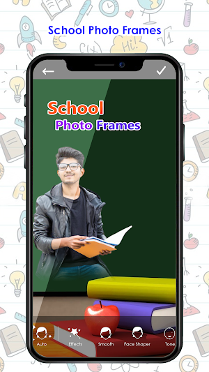 School Photo Editor and Frames Screenshot 2