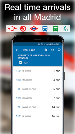Madrid Transport - EMT Buses Intercity Metro TTP Screenshot 0