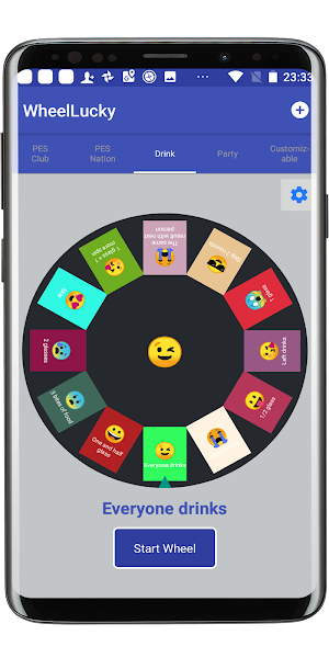 Spin the wheel, Party Game, Random Football Team Screenshot 1