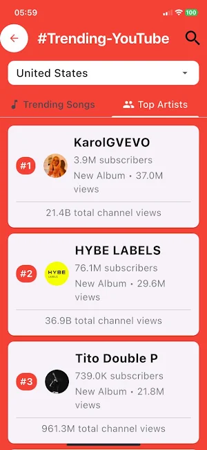 Trending Screenshot 1