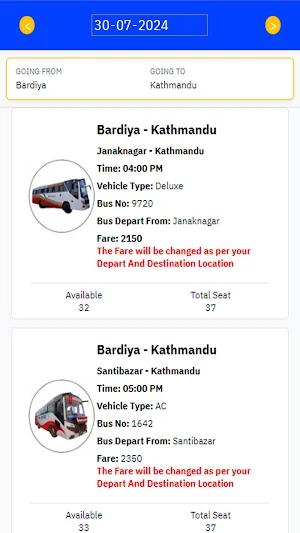 Bardiya Krishnasar Yatayat Screenshot 1
