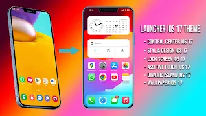 Launcher iOS 17 Theme Screenshot 0