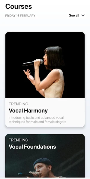 Singing Lessons: Learn to Sing Screenshot 2
