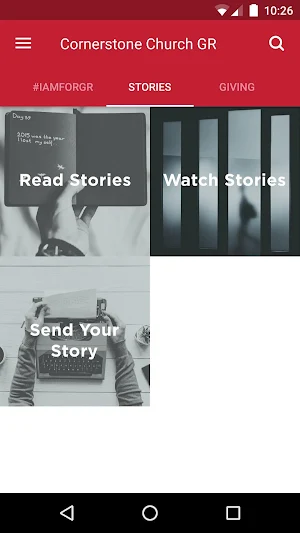 Cornerstone Church GR Screenshot 2
