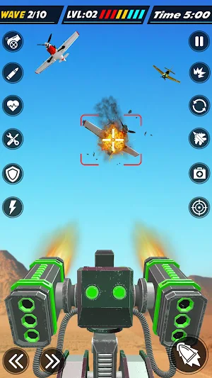 Airplane Attack Shooting Games Screenshot 2