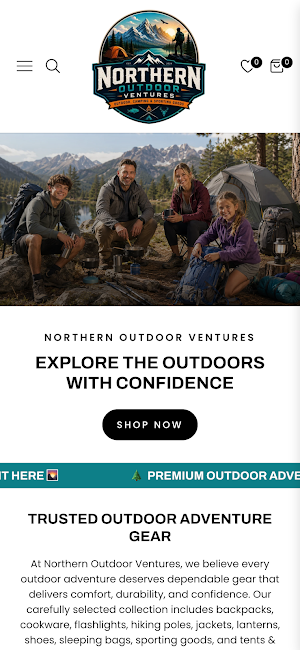 Northern Outdoor Ventures Screenshot 0