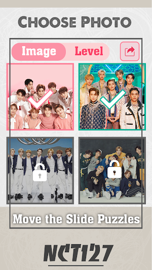 Move the Slide Puzzles NCT127 Screenshot 0