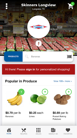 Skinner's Grocery Screenshot 1