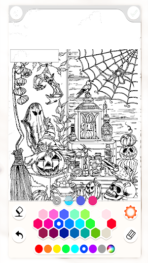 Spooky Halloween Coloring Book Screenshot 0