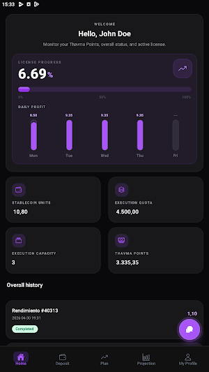 Thavma Financial APP Screenshot 0