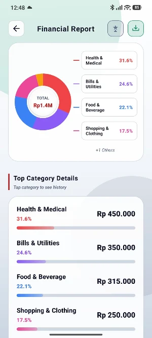 eHokma: Finance & Expense Screenshot 2