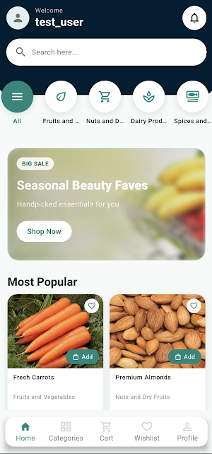 Fresh Groceries Screenshot 0