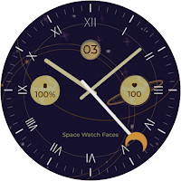 Space Analog Watch Faces