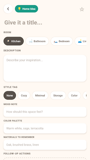 Home Harmony Journal Screenshot 2