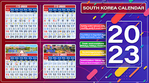 South Korean Calendar 2023 Screenshot 0