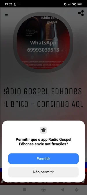 Rádio Gospel Edhones Screenshot 2