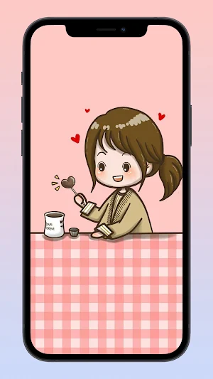 My Cartoon Couple Wallpaper HD Screenshot 3
