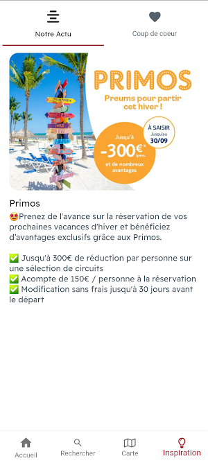 Nouvelles Frontières Screenshot 2