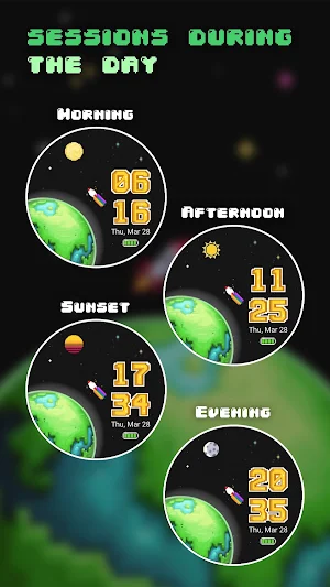 KSK Solar System Watch Face Screenshot 2
