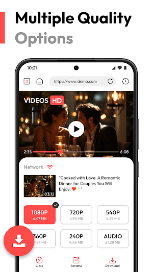 Video Downloader : Home Screen Screenshot 1