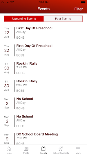 Boone Central Schools Screenshot 2