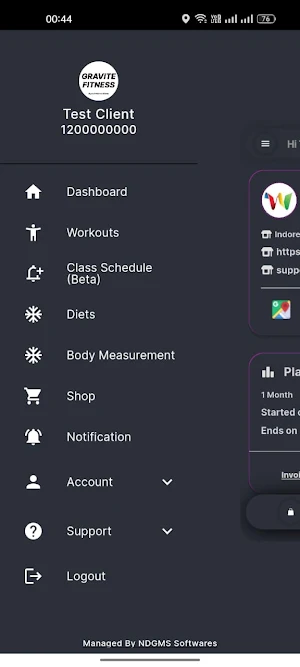 GRAVITE FITNESS Screenshot 3