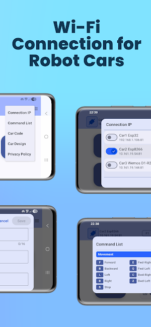 ESP Wi-fi Car Controller Screenshot 3