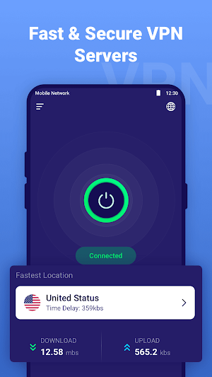Speed VPN Proxy: Fast, Private Screenshot 1