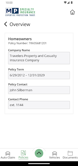 MP Specialty Insurance Screenshot 3