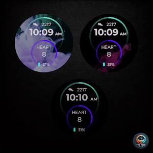 Aqua Nebula - watch face Screenshot 2