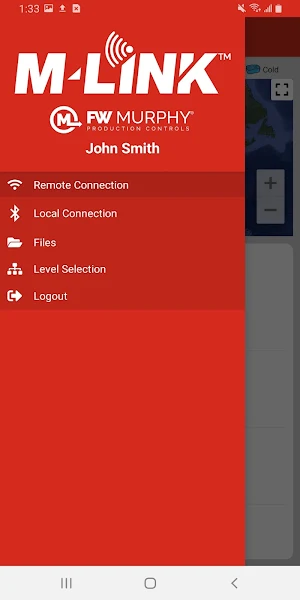 M-LINK Connect Screenshot 2