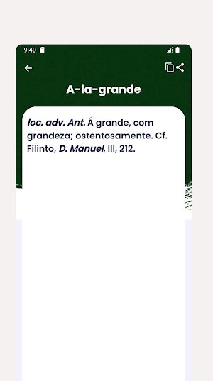 Dicionário de Português Screenshot 2