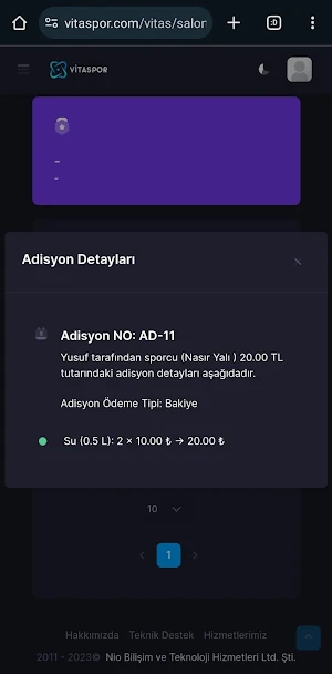 vitaspor Screenshot 1