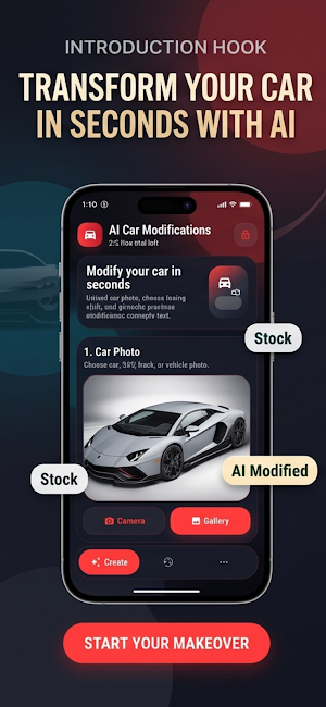 AI Car Modifications & Tune Up Screenshot 1