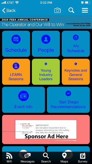 FEDA Events Screenshot 1