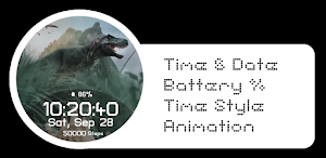 Lost World Animated Watch Face Screenshot 1