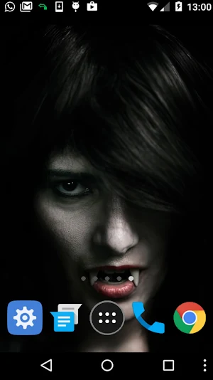 vampire girl wallpaper Screenshot 1