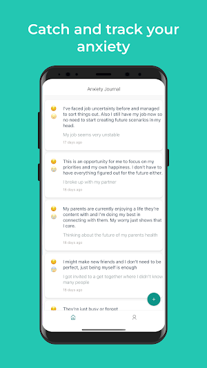 Anxiety Journal: CBT Prompts Screenshot 0