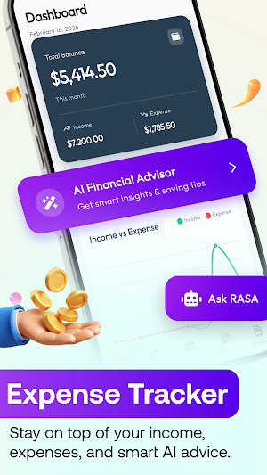 ExpenseNest:Private Expense AI Screenshot 0