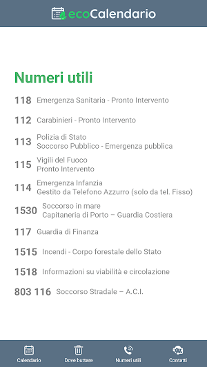 EcoCalendario Silvi Marina Screenshot 2