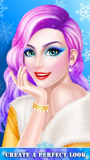 Makeup Girl Winter Beauty Spa Screenshot 0
