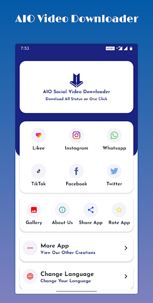 AIO Social Video Downloader Screenshot 0